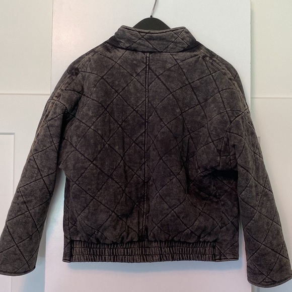 Bagatelle French Terry Diamond Quilted Jacket - Picture 4 of 7